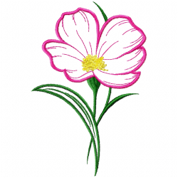 Flowers And Tree Embroidery Design 1 Flowers And Tree Embroidery Design 1